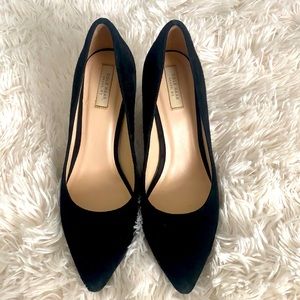 Cole Haan Black Suede Pumps